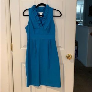 Blue sheath dress